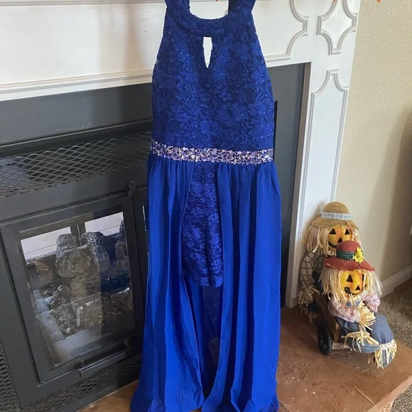 Speechless Dresses Blue Speechless Kids Romper Dress Poshmark